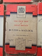 Collection 12 Ordnance Survey – Popular Edition – One Inch Map cloth