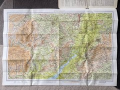 Bartholomew Map Wye Valley Hereford Vintage 70s 1971 Paper ½” Free Post UK