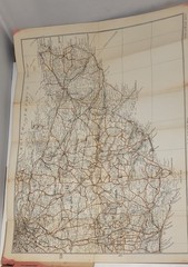 Bacon’s Cycling Road Map Deal District UK Map Fold Out c1890s