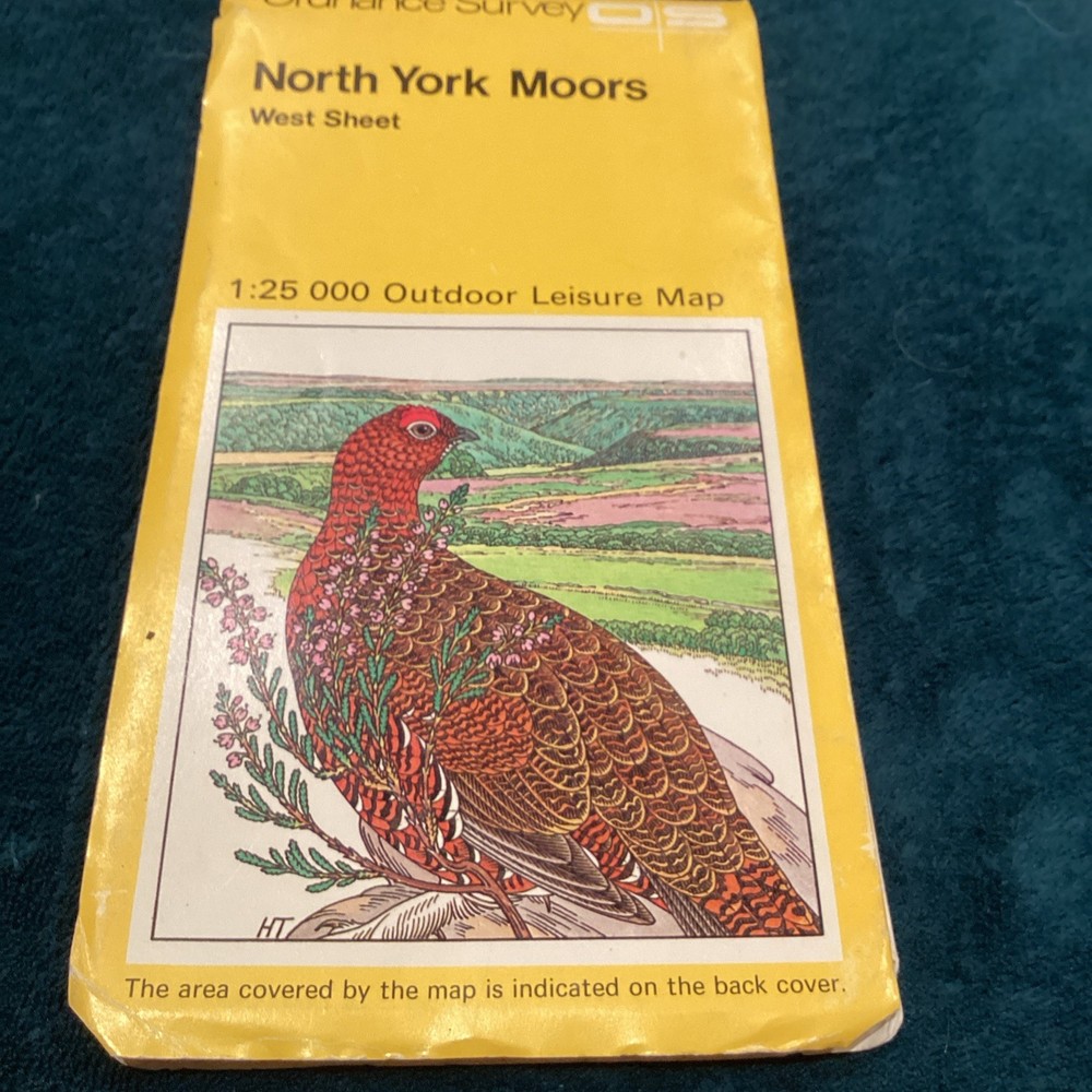 Ordnance Survey Outdoor Leisure Map – North York Moors, West Sheet – 1982