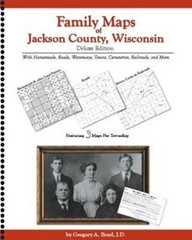 Genealogy Family Maps Cemetery Jackson County Wisconsin WI