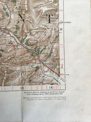 1920 Ordnance Survey One Inch Third Edition Cloth Map 59 Barmouth (incl Towyn )