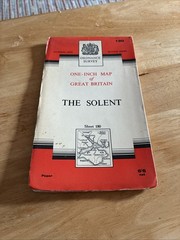 Ordnance Survey One Inch Map Of Great Britain The Solent Sheet 180