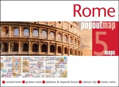 Rome PopOut Map Pocket size, pop up city map of Rome (Sheet map, folded)
