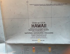National Geographic Hawaii Map Supplement Only – No Mag April 1976 Vol 149 No 4