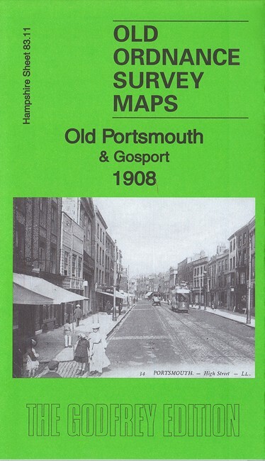 Old Portsmouth & Gosport 1908 or 1931 Hampshire Sheet 83.11