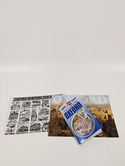 Oxford Mini Map, Geographers A-Z Map Company Plus Postcards Pub Crawl