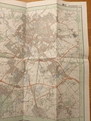 1989 Ordnance Survey Pathfinder Map 1119 TL 00/10 St Albans And Hemel Hempstead