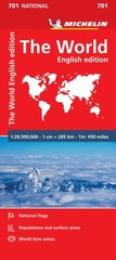 The World – Michelin National Map 701: Map by Michelin SHEET MAP 9782067170360
