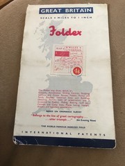 1960s Vintage Foldex ,North Wales and Liverpool Map 6