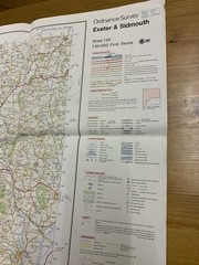 MOD MINISTRY OF DEFENCE OS ORDNANCE SURVEY MAP-SHEET 192 EXETER & SIDMOUTH