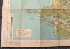 Vintage Pembroke Bartholomew’s Reduced for Tourists & Cyclists CLOTH Map