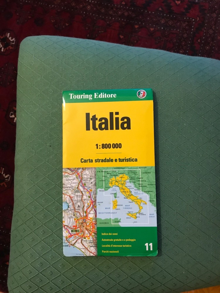 Italy North 1 tci (r) wp by Touring Editore Book