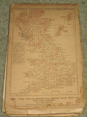 OS Ordnance Survey 1″ New Popular Edition 179 Bournemouth – 1947 on cloth