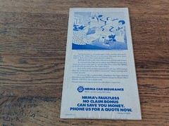 NRMA Brisbane District Map, Vintage folded map