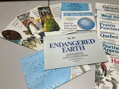 Vintage National Geographic Maps Job Lot various RARE A2