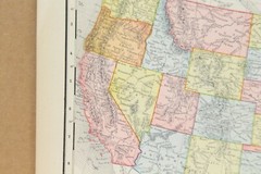 United States and Mexico Rand McNally 1898 Atlas of the World 14″ x 11-1/4″