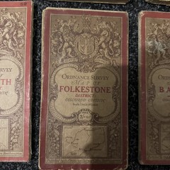 Vintage Rare Old OS Ordance Survey Map Bundle Joblot Tourist 1908-1942