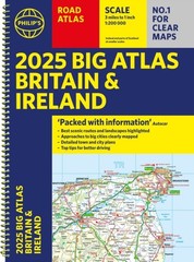 2025 Philip’s Big Road Atlas of Britain & Ireland by Philip’s Maps