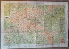 Salisbury Plain – Bartholomew Half-Inch Map – 1959 – Great Britain Sheet 8