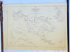 Vintage 1928 Ordnance Survey Map – St Kilda / Hirta & Islands, 850×595mm