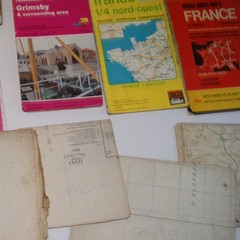 Vintage Maps France / Italy / UK – OS / Dunlop / A to Z