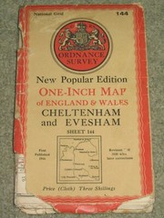 OS Ordnance Survey 1″ New Popular Edition sheet 144 Cheltenham – 1946 on cloth