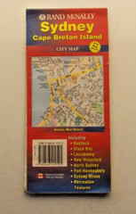 Rand McNally Sydney Cape Breton Island 1:25000 regional map 2000