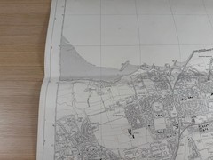 Ordnance Survey Map Edinburgh Granton 1955 6 Inch NT 27 NW Sheet 1:10560 Vintage