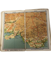 Vintage Pratt’s Road Atlas of England Wales Anglo-American Oil Co Motoring Map