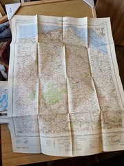 Ordnance Survey Map Of Great Britian – BENBIGH – 1955 – 1/63360