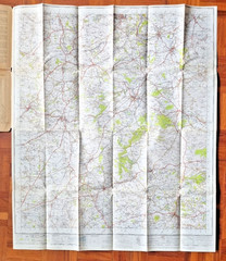 Frome National Grid Map 166, 1946, Trowbridge, Shaftesbury, Wells, Westbury