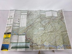 Lot of 2 Nat Geo North American Mountain Range Maps 1991-1995