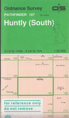 Ordnance Survey (OS) Map 1:25,000 Pathfinder Sheet NJ 43/53 Huntly (South)