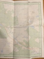 1990 Ordnance Survey Pathfinder Map 103 NC 20/30 Cromalt Hills And Glen Oykel