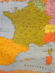 Educational map of Europe & flags of Europe wall poster, Playroom, kids bedroom