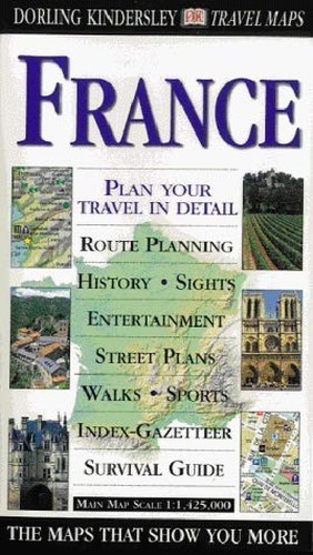 Eyewitness Travel Map: France Sheet map Book The Fast Free Shipping