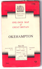 OKEHAMPTON – Ordnance Survey One Inch Map (Seventh Series)