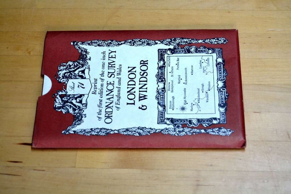 Ordnance Survey of England and Wales, London & Windsor, Sheet 71, , Very Good Bo