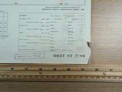 Ordnance Survey Map Edinburgh Granton 1955 6 Inch NT 27 NW Sheet 1:10560 Vintage