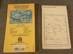 SCOTTISH MAPS – Ordnance Survey x 2/Bartholomew x 1/Tourist Map x 1 Bundle of 4