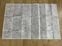 Vintage ordnance survey maps Leeds Central, Blackburn, Lancaster & Kendal Torbay