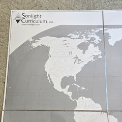 Sonlight Curriculum Ltd World & USA Markable Maps Laminated Robinson