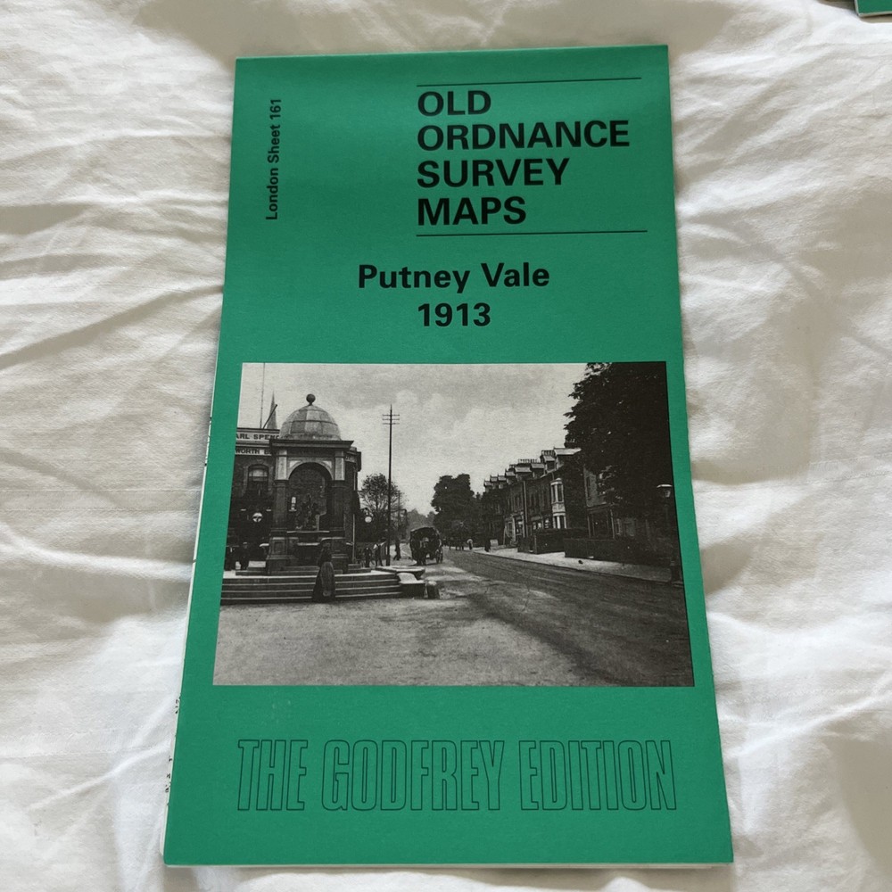 Old Ordnance Survey Reprint. London Sheet 161. Putney Vale. Edition 1913