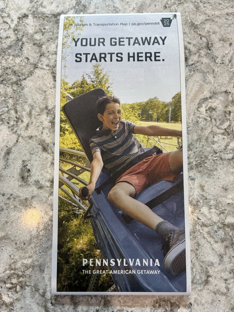 NEW Pennsylvania Map – Road Highway 2025