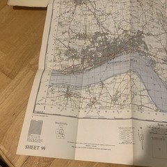 Ordnance Survey One Inch Map Sheet 99 Hull OS