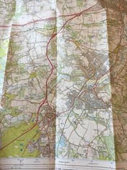 2007 Ordnance Survey Explorer Map 145 Guildford And Farnham (incl Godalming )