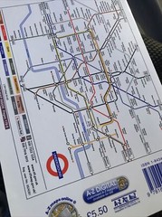 London Street Atlas (Paperback, 2005) Underground On Back Cover Super Scale Map