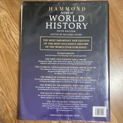 Hammond Atlas of World History Fifth Edition Hardcover by Richard Overy English