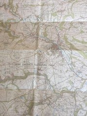 1990 Ordnance Survey Outdoor Leisure Map 24 The Peak District White Peak Area